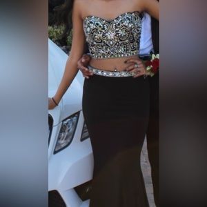 two piece formal dress / gown